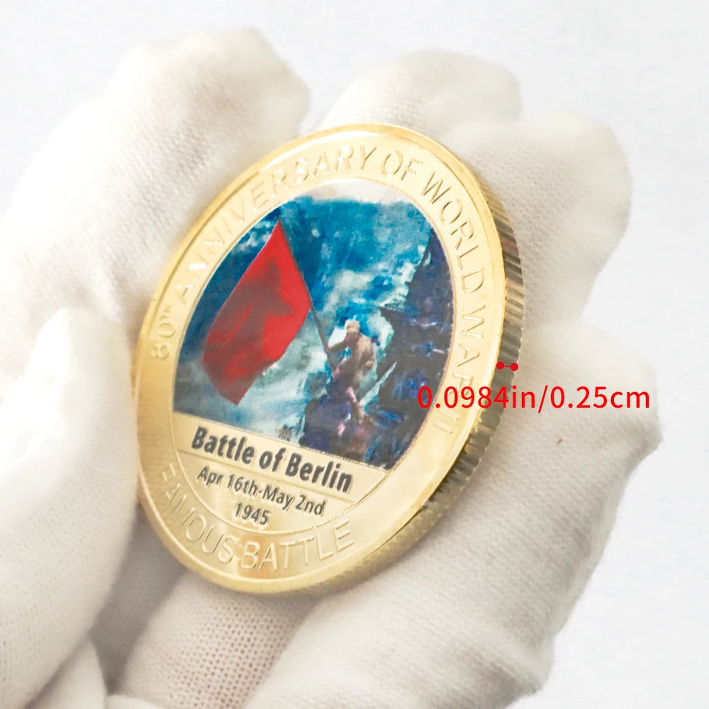 80th Anniversary of World War II Gold Commemorative Coins