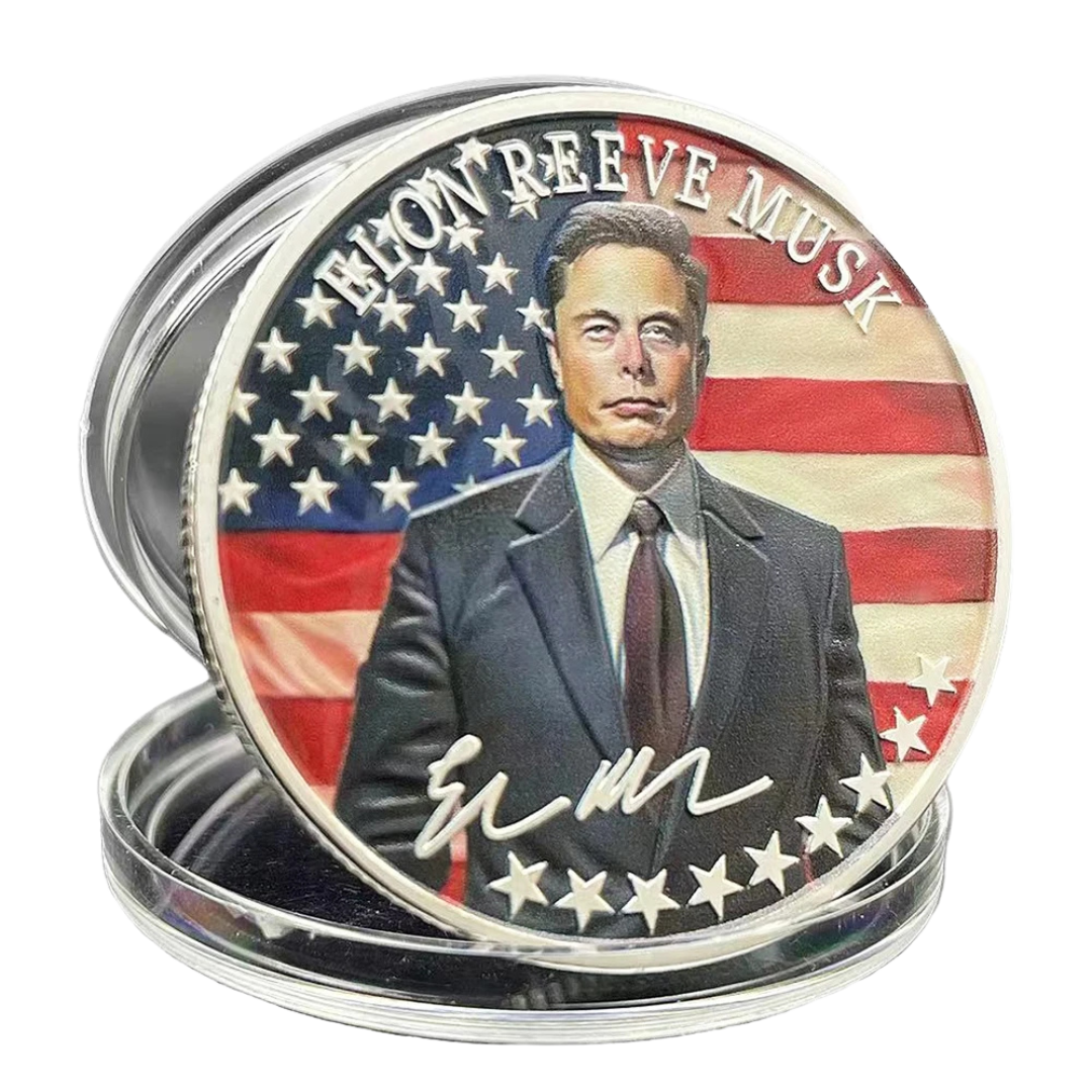 Elon Musk Gold and Silver Commemorative Coins