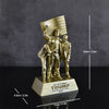 8-inch Fight Fight Fight Gold Sculpture