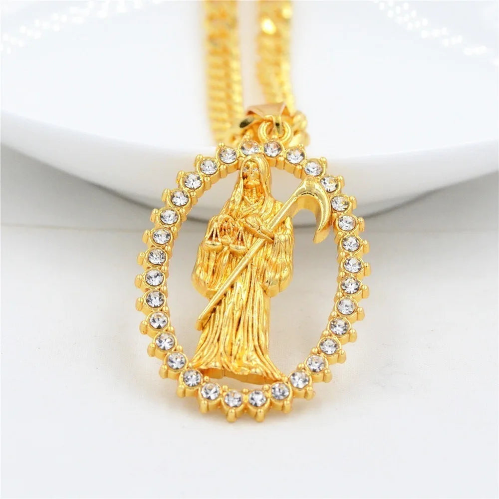 Virgin Mary Pendant Necklace – Religious Catholic Jewellery for Men & Women