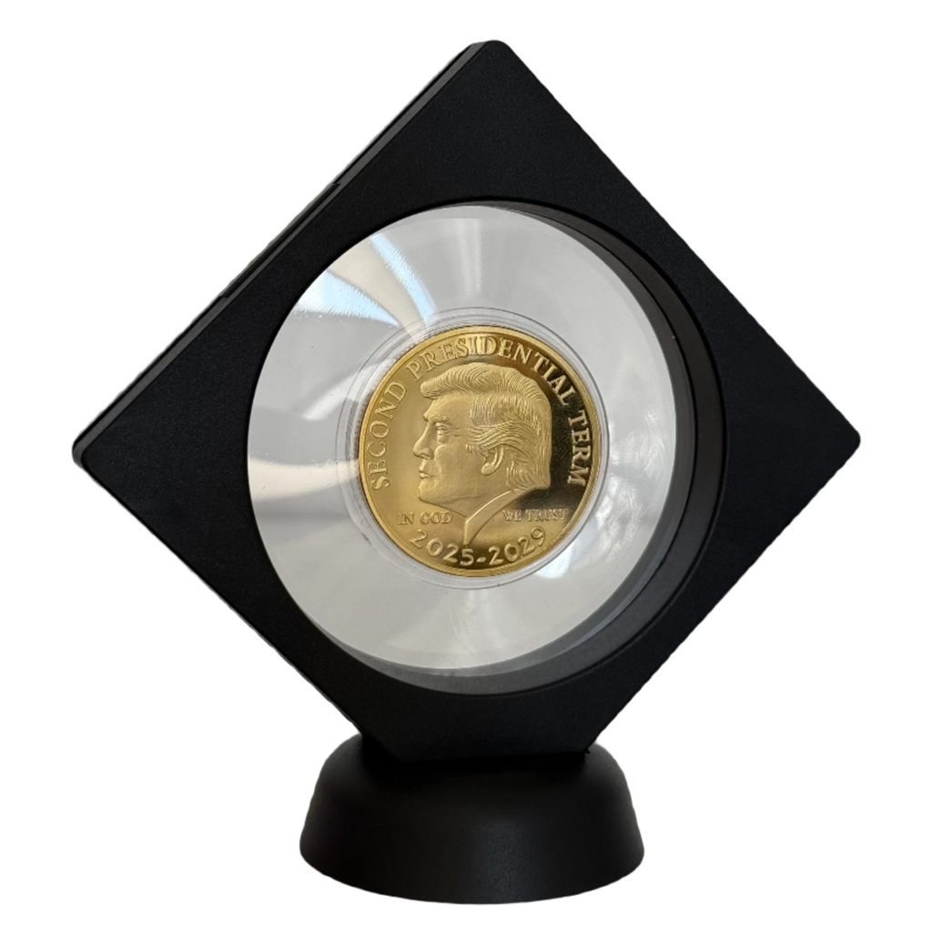 Sleek Black Coin Display