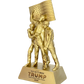 8-inch Fight Fight Fight Gold Sculpture