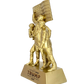 8-inch Fight Fight Fight Gold Sculpture