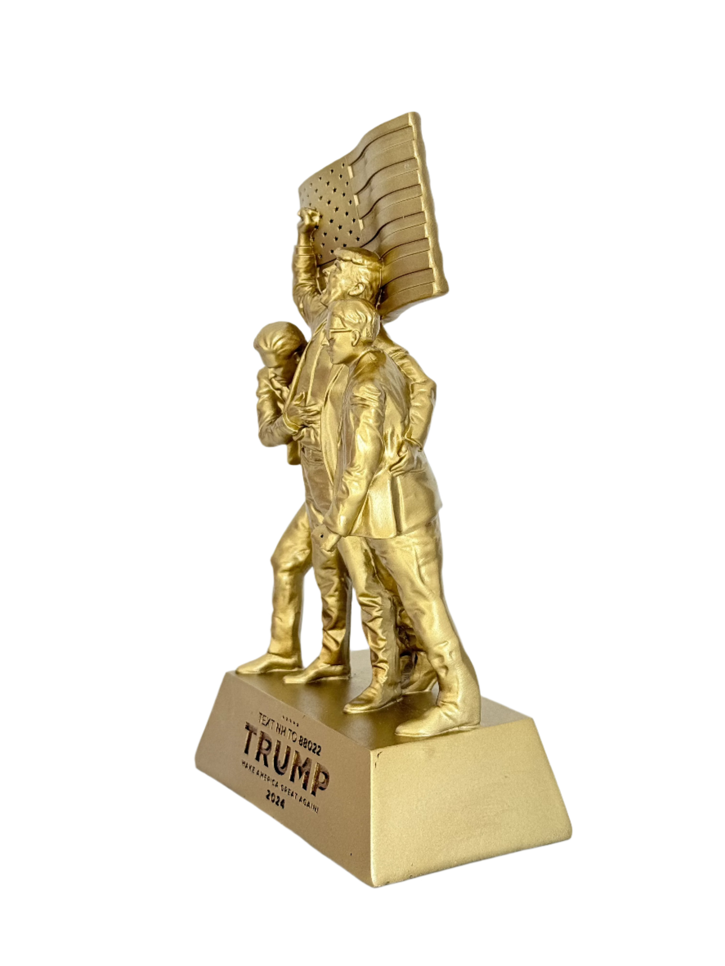 8-inch Fight Fight Fight Gold Sculpture