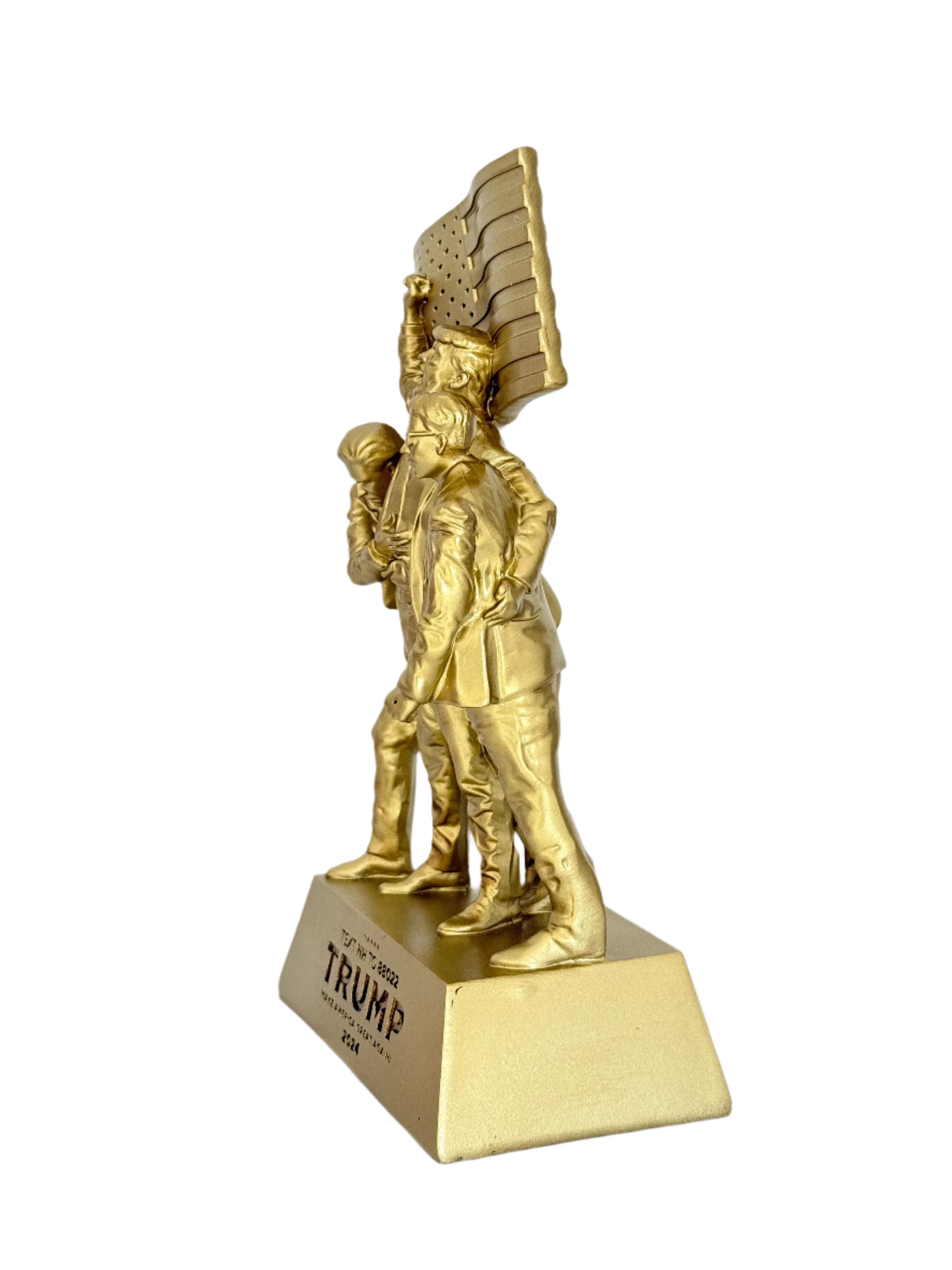 8-inch Fight Fight Fight Gold Sculpture