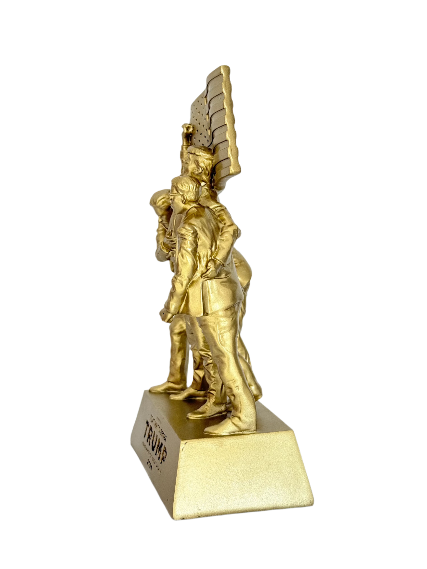 8-inch Fight Fight Fight Gold Sculpture