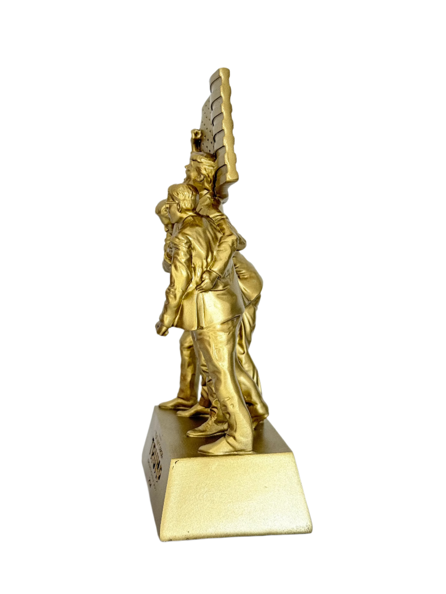 8-inch Fight Fight Fight Gold Sculpture