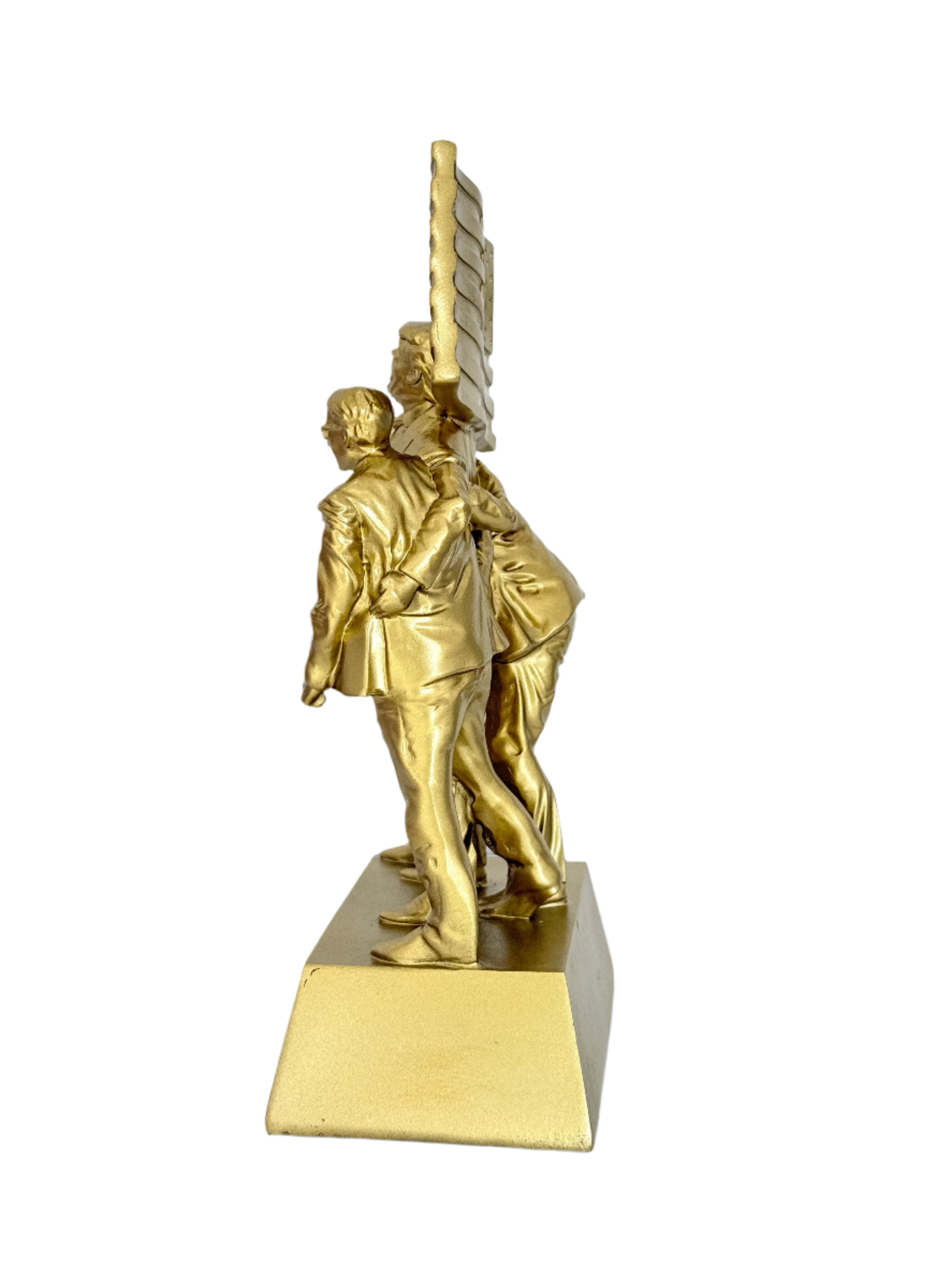 8-inch Fight Fight Fight Gold Sculpture