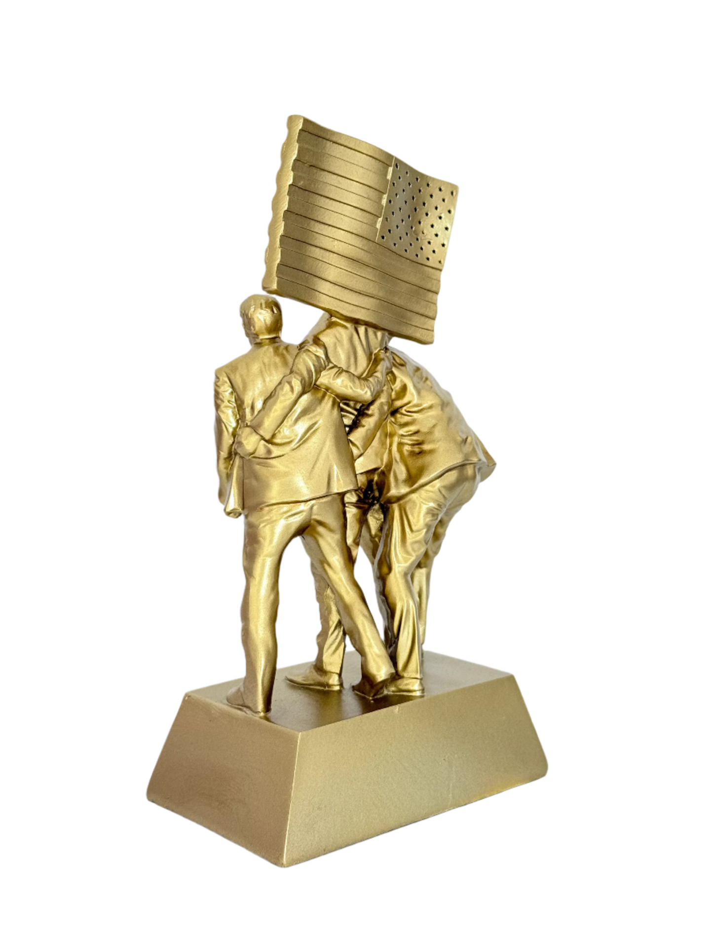 8-inch Fight Fight Fight Gold Sculpture