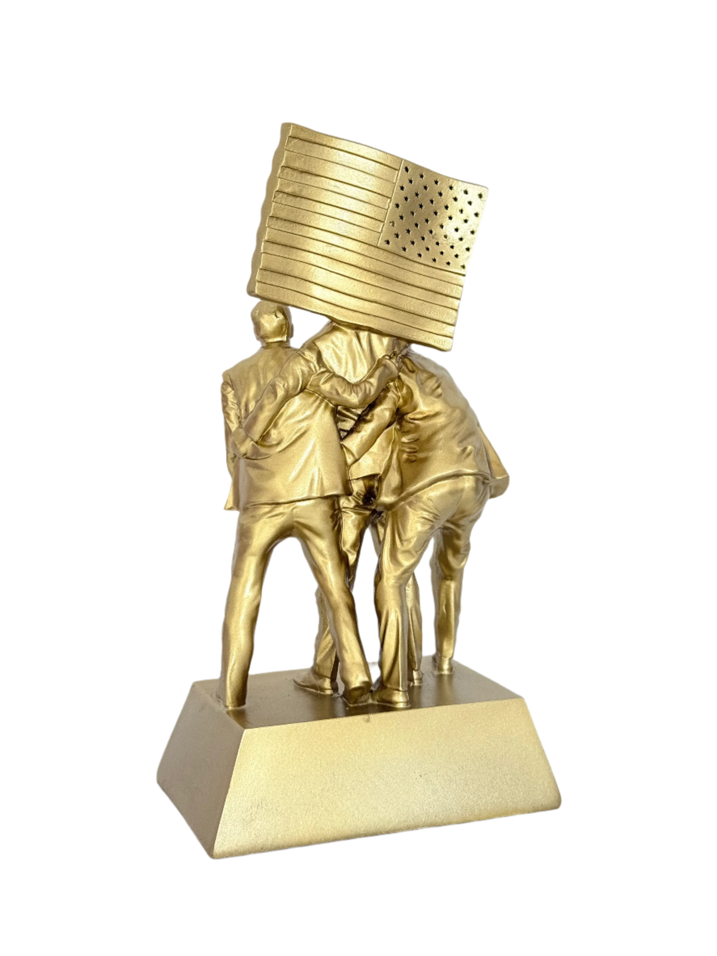 8-inch Fight Fight Fight Gold Sculpture