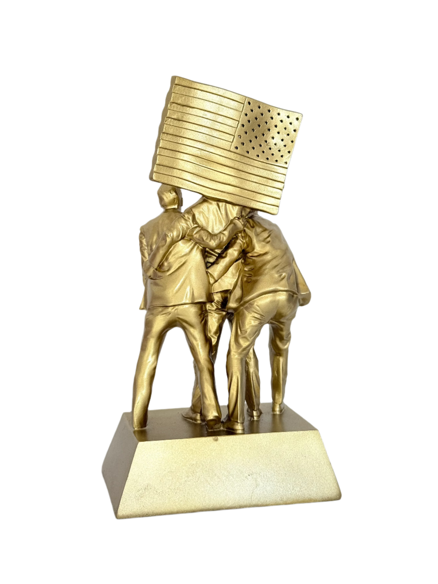 8-inch Fight Fight Fight Gold Sculpture