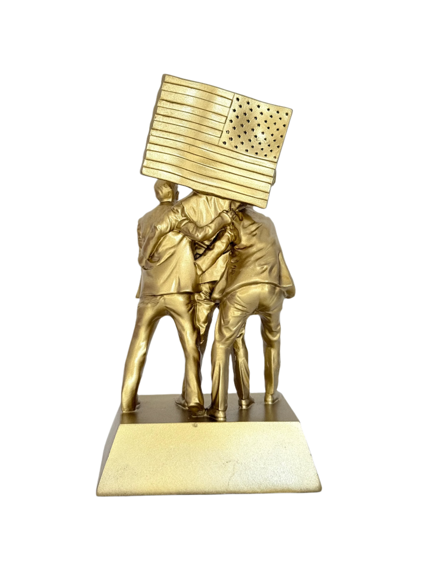 8-inch Fight Fight Fight Gold Sculpture