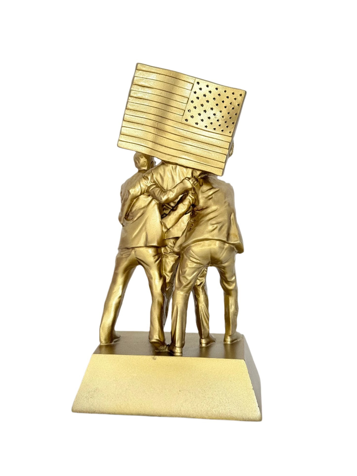 8-inch Fight Fight Fight Gold Sculpture