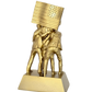 8-inch Fight Fight Fight Gold Sculpture