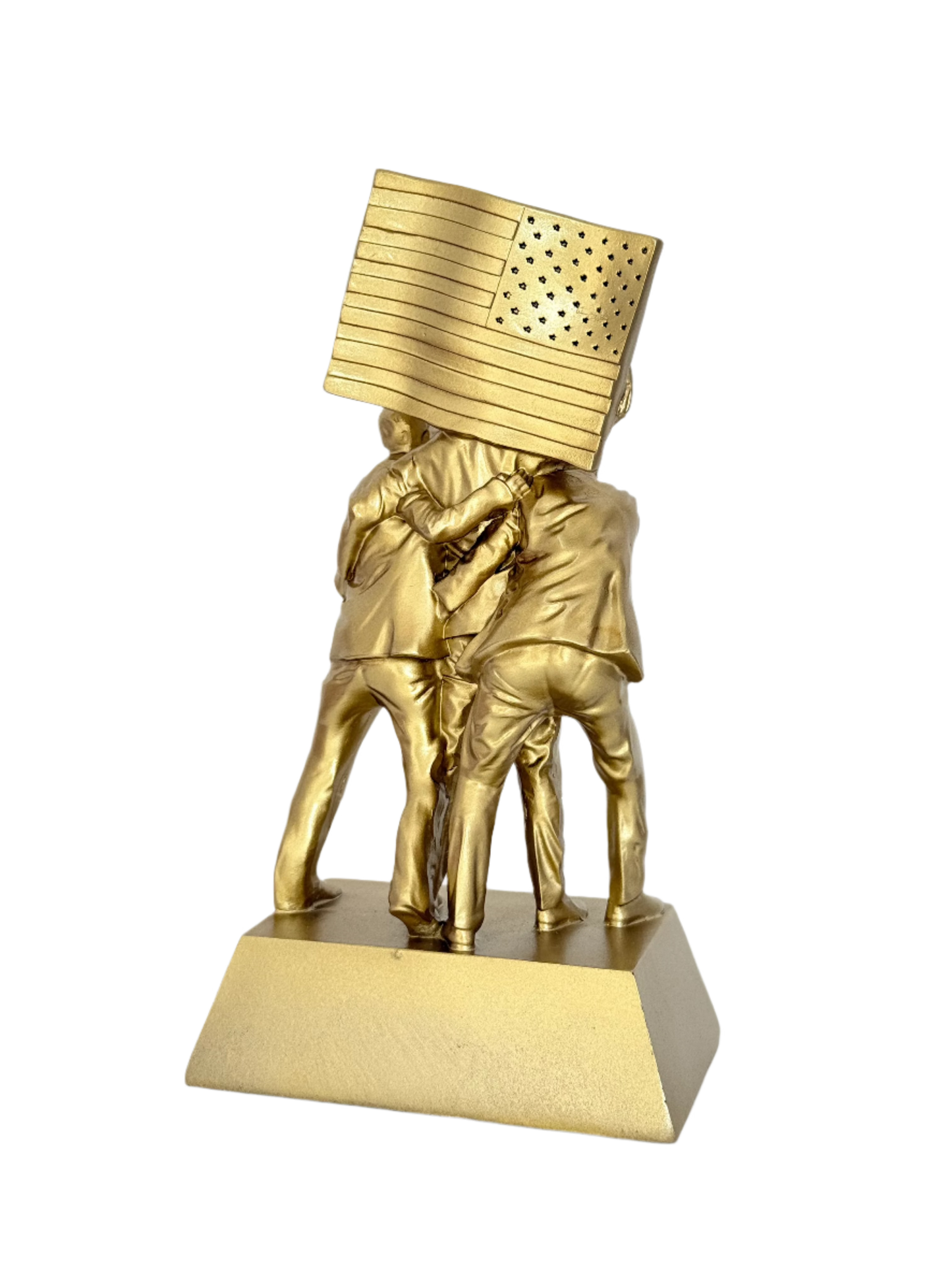 8-inch Fight Fight Fight Gold Sculpture