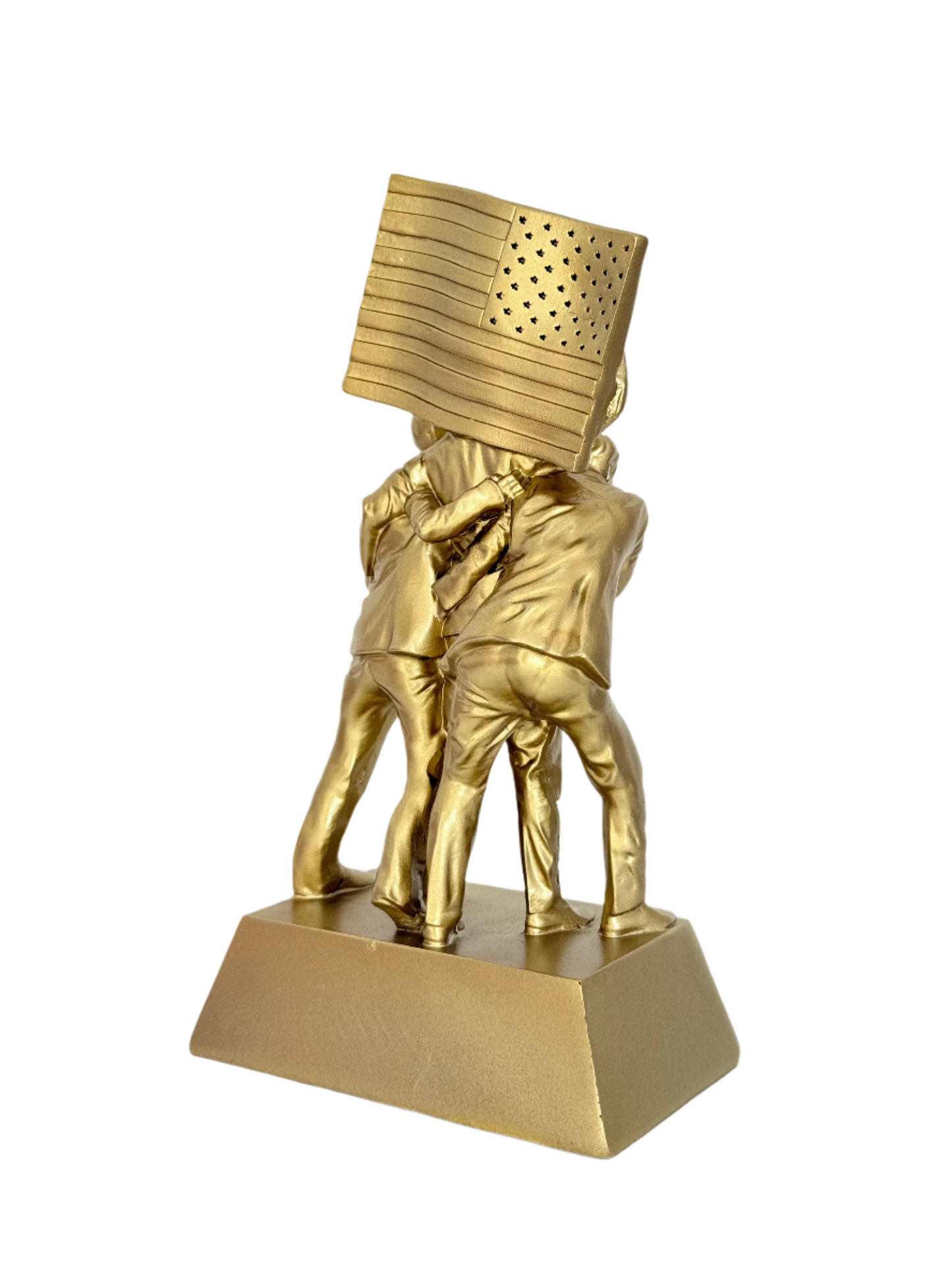 8-inch Fight Fight Fight Gold Sculpture