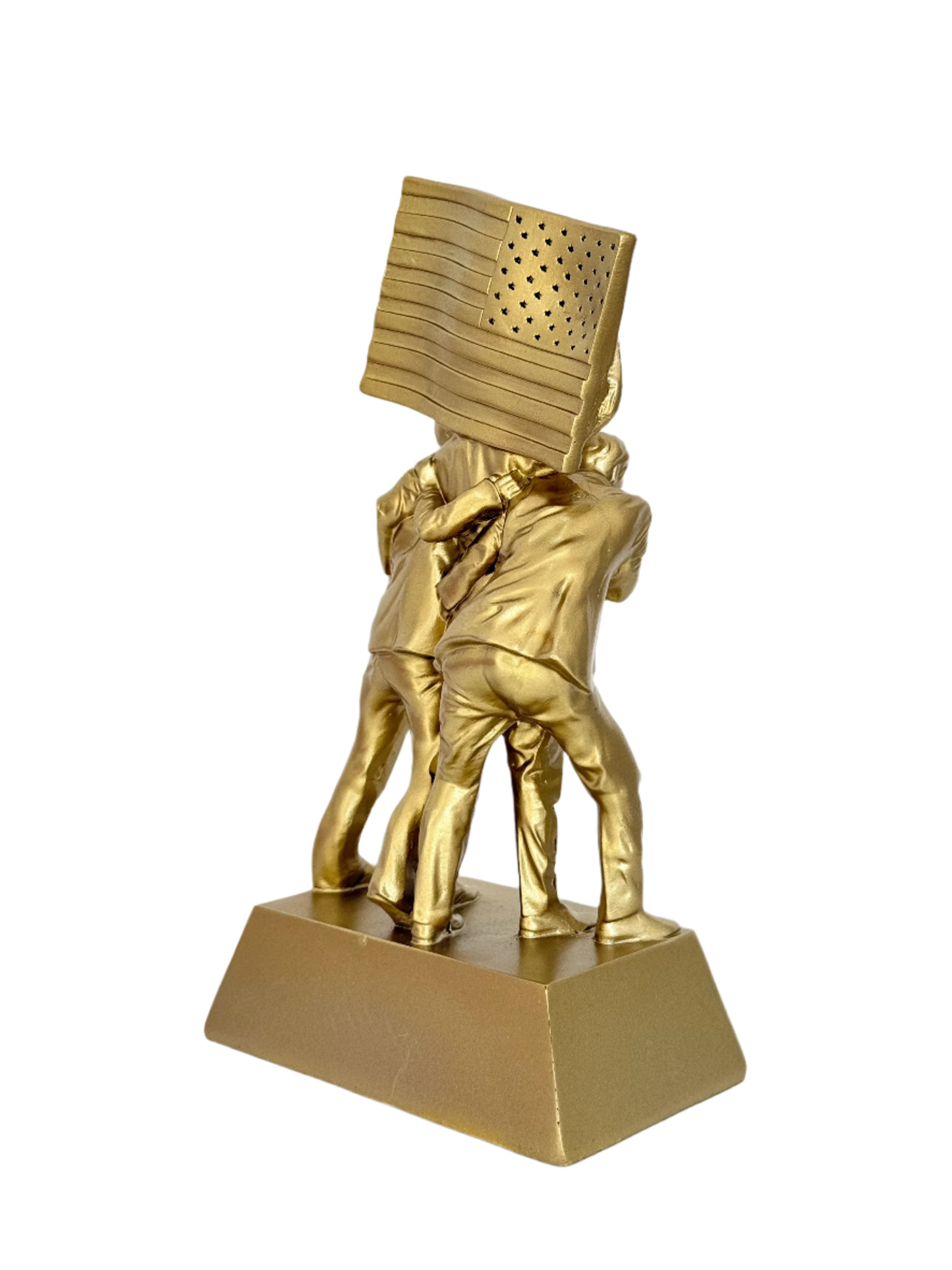 8-inch Fight Fight Fight Gold Sculpture