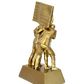 8-inch Fight Fight Fight Gold Sculpture