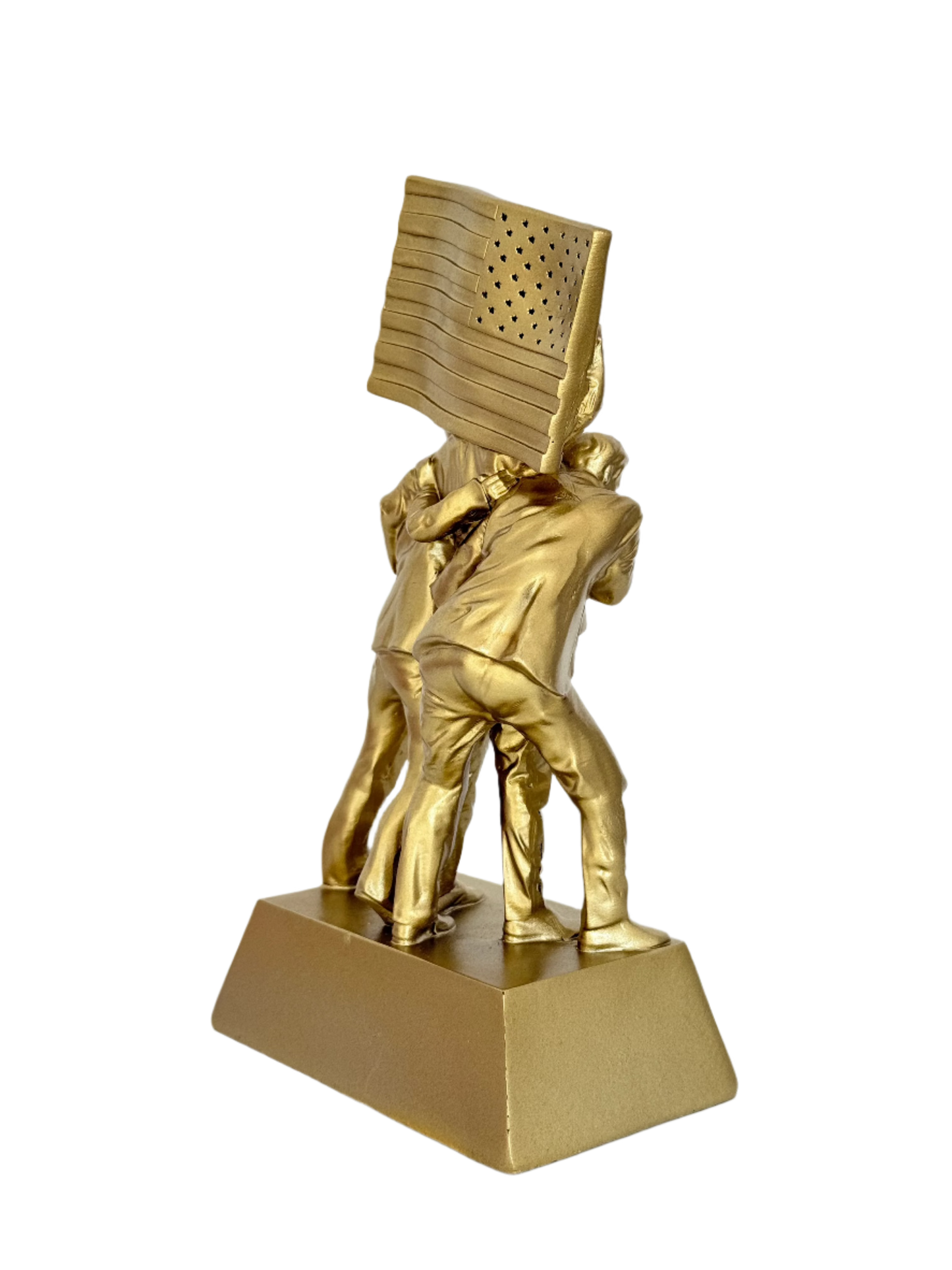 8-inch Fight Fight Fight Gold Sculpture