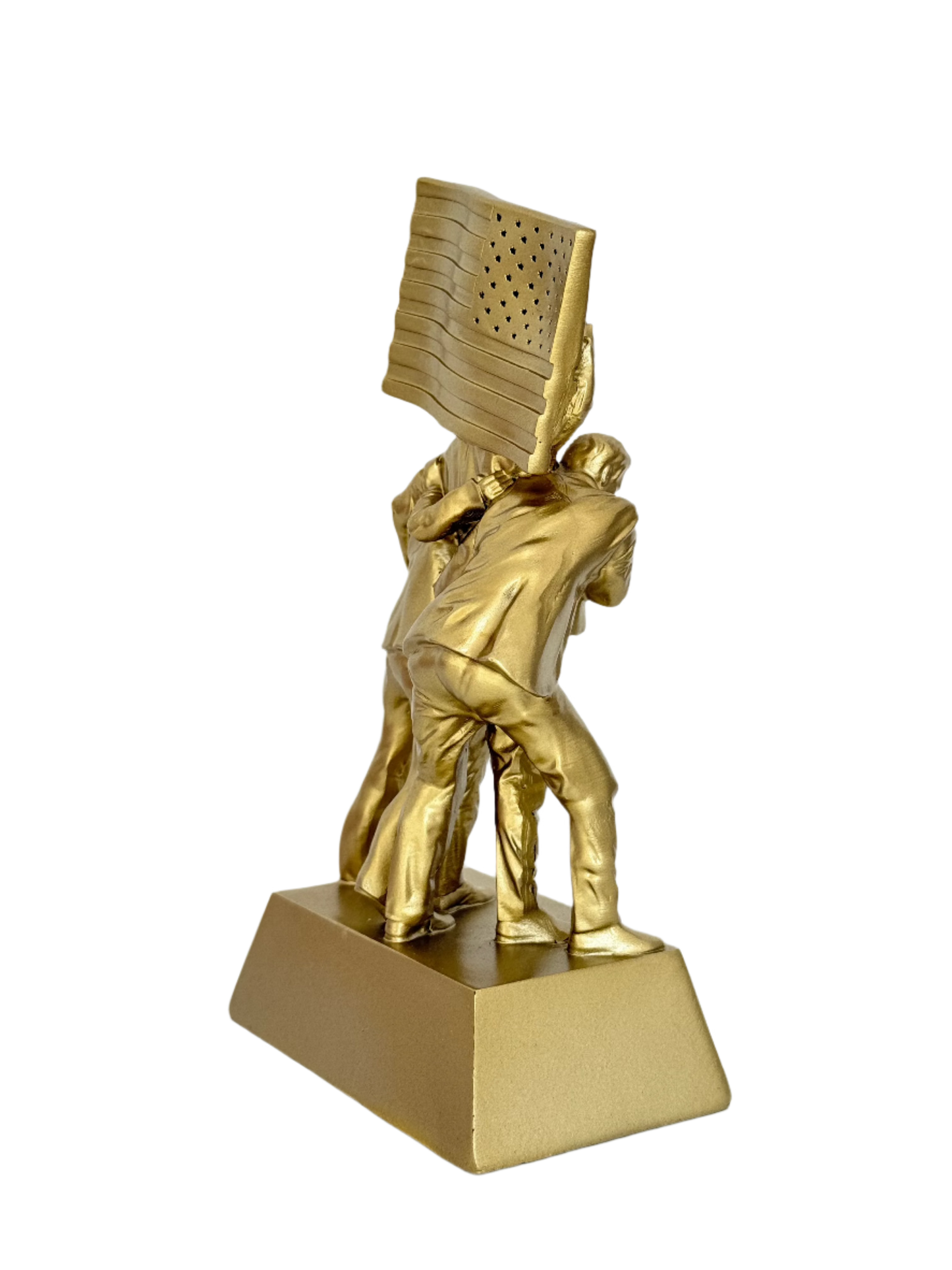 8-inch Fight Fight Fight Gold Sculpture