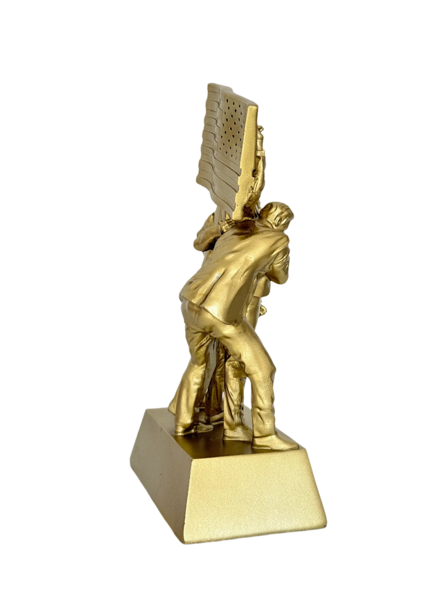 8-inch Fight Fight Fight Gold Sculpture