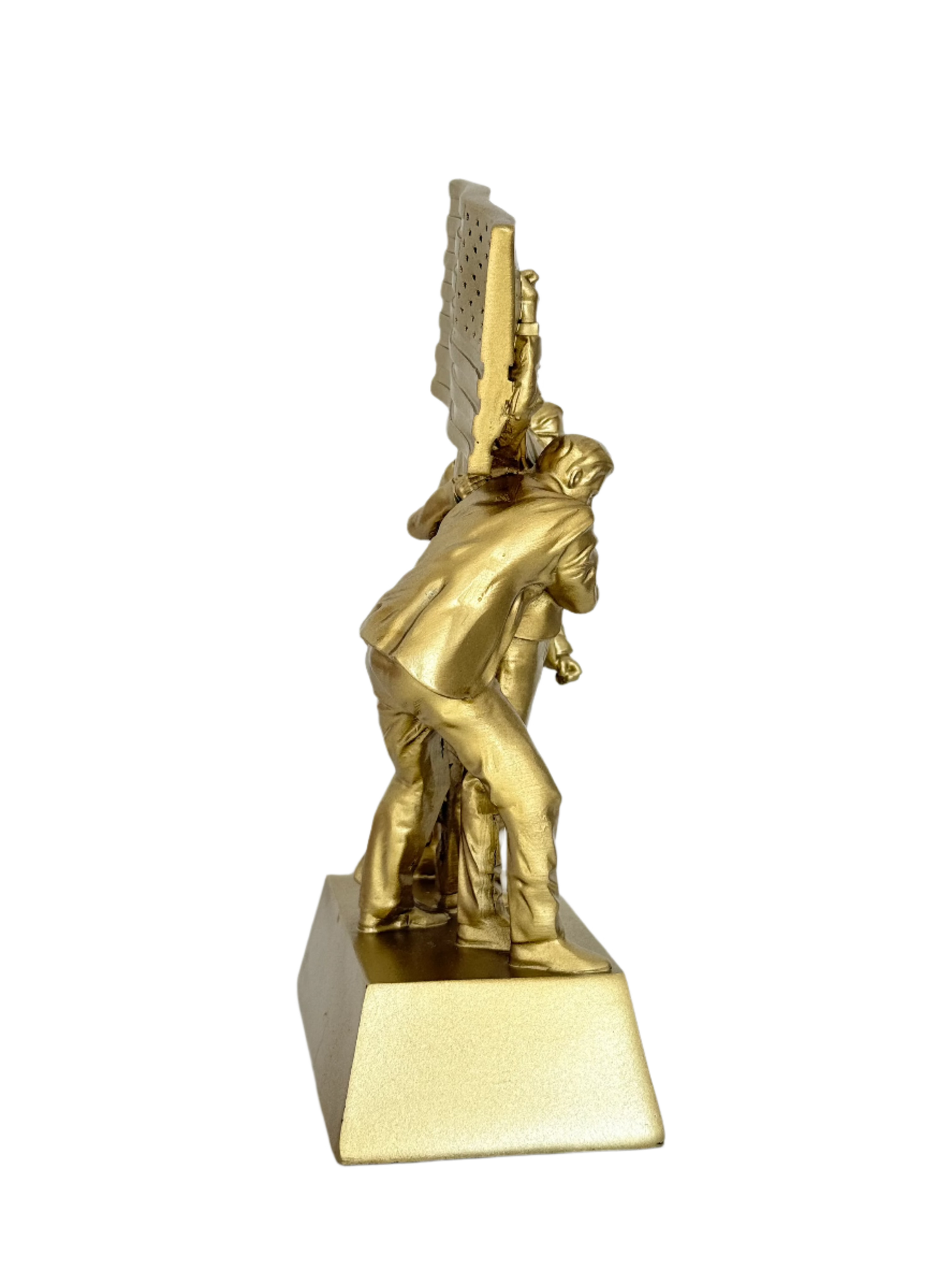 8-inch Fight Fight Fight Gold Sculpture