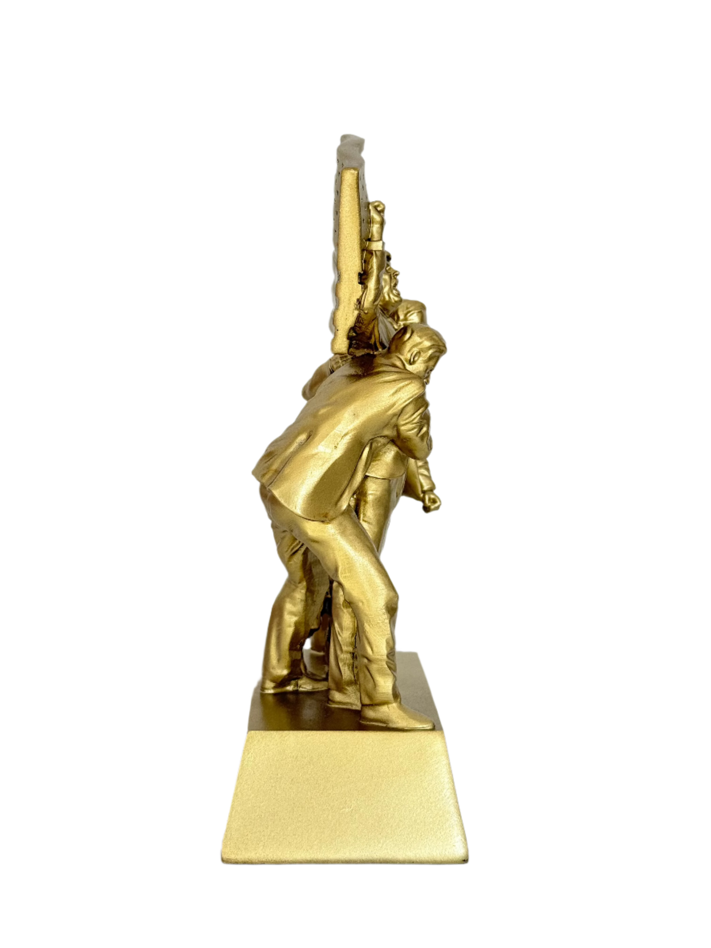 8-inch Fight Fight Fight Gold Sculpture