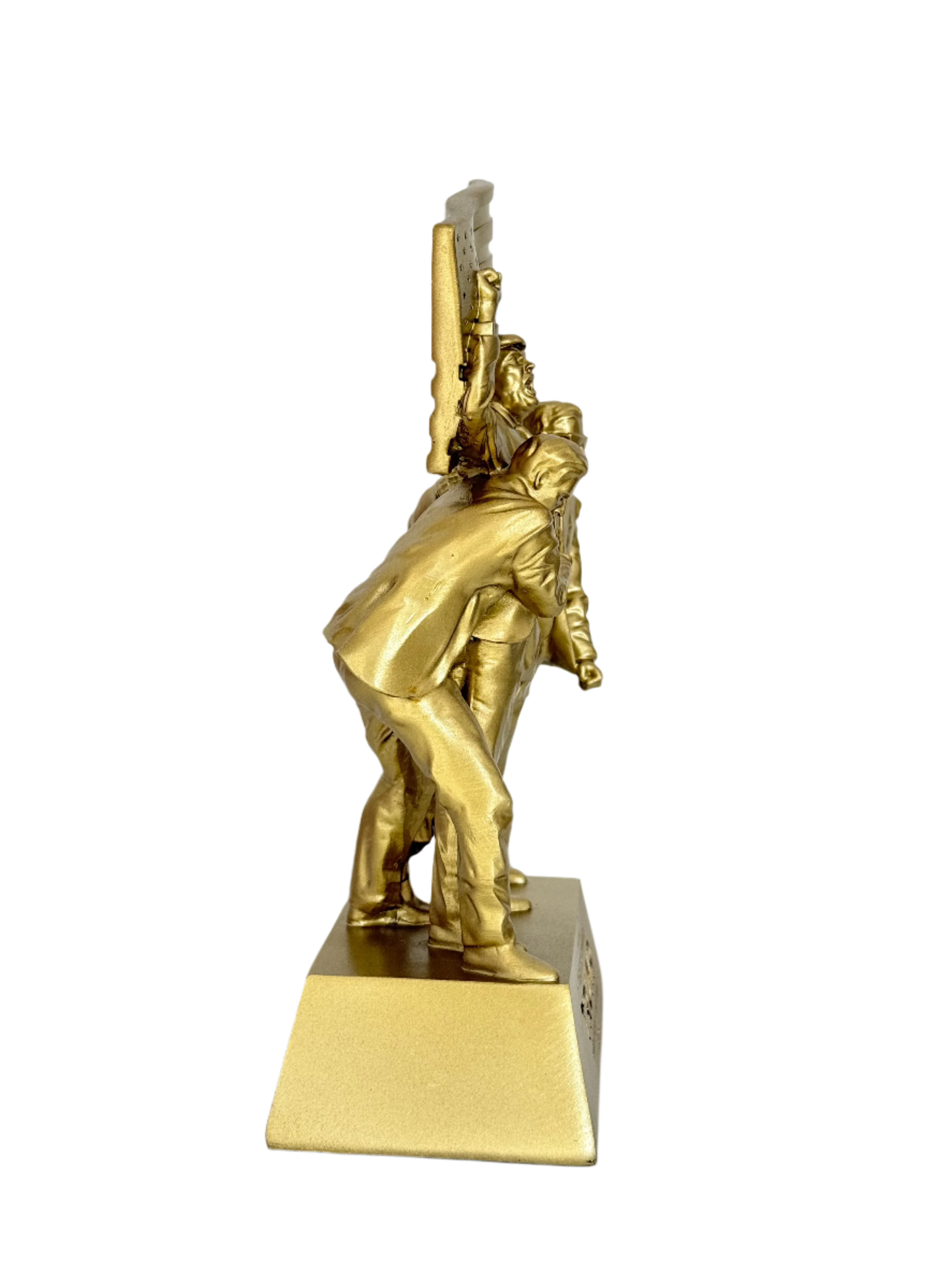 8-inch Fight Fight Fight Gold Sculpture