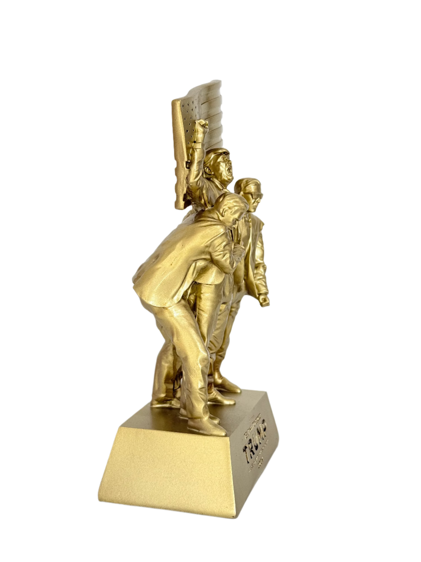 8-inch Fight Fight Fight Gold Sculpture