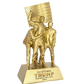 8-inch Fight Fight Fight Gold Sculpture