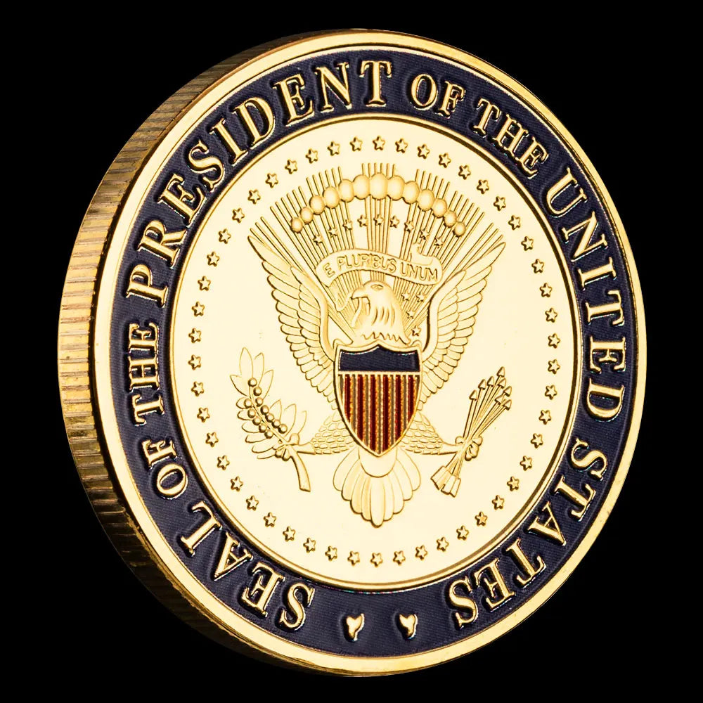 Donald J Trump’s White House 2025 Gold Commemorative Coin