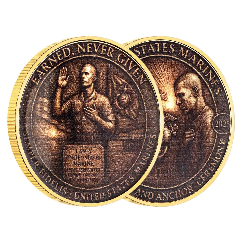 U.S. Marine Corps 250th Anniversary Gold Commemorative Coin (1775–2025)