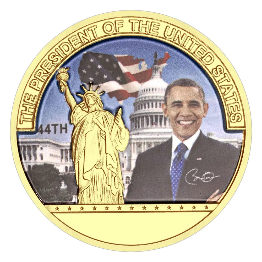 Great Seal of America Eagle Commemorative Coins The President of The United States Obama 2009-2017 Souvenir Coin
