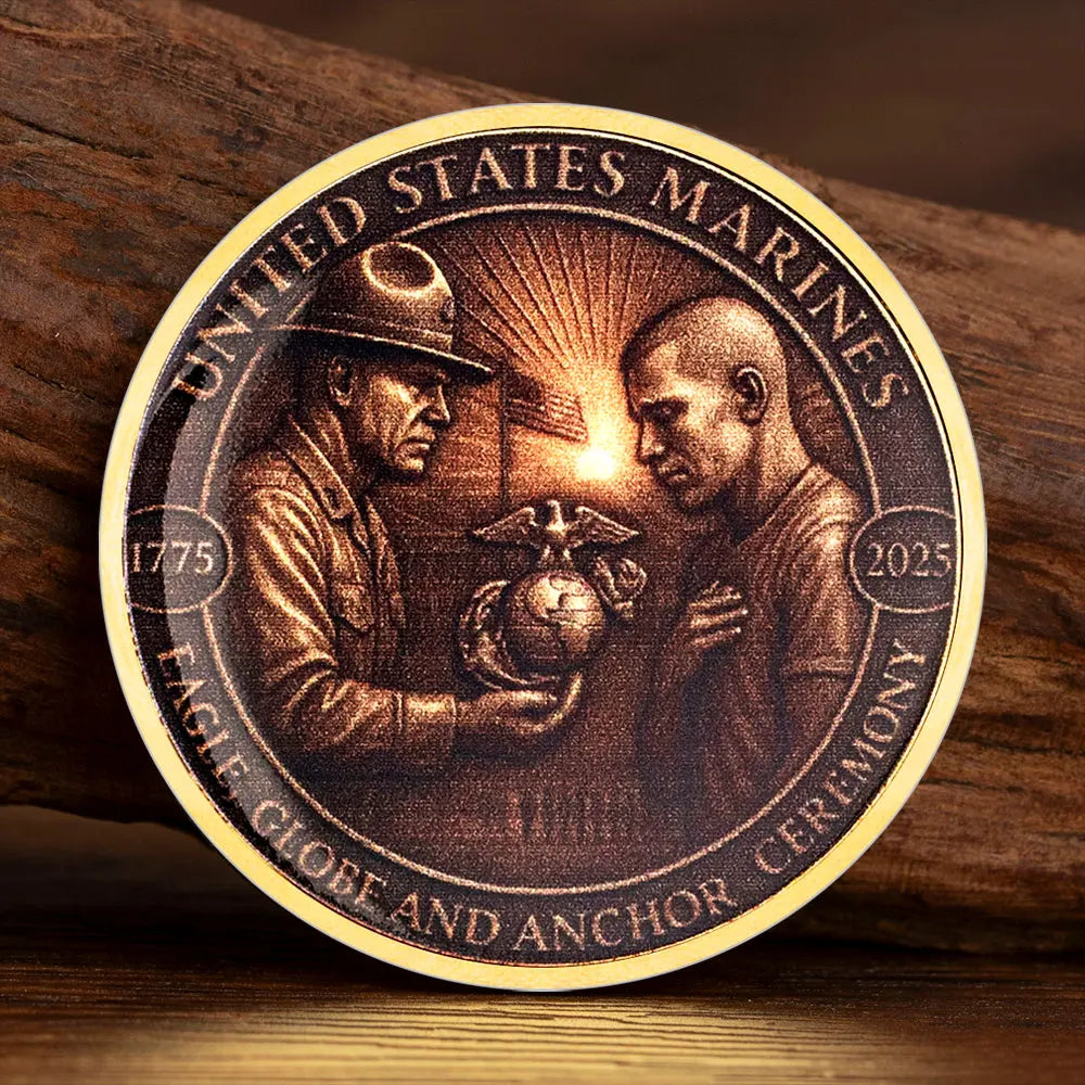 U.S. Marine Corps 250th Anniversary Gold Commemorative Coin (1775–2025)