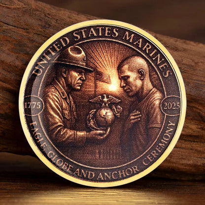 U.S. Marine Corps 250th Anniversary Gold Commemorative Coin (1775–2025)