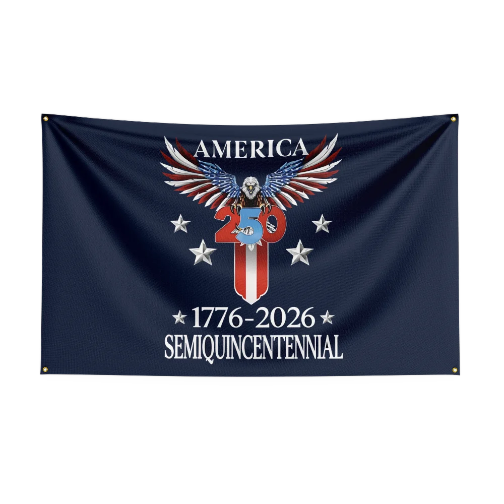 US 250th Anniversary Flag – 1776–2026 Semiquincentennial Outdoor Banner