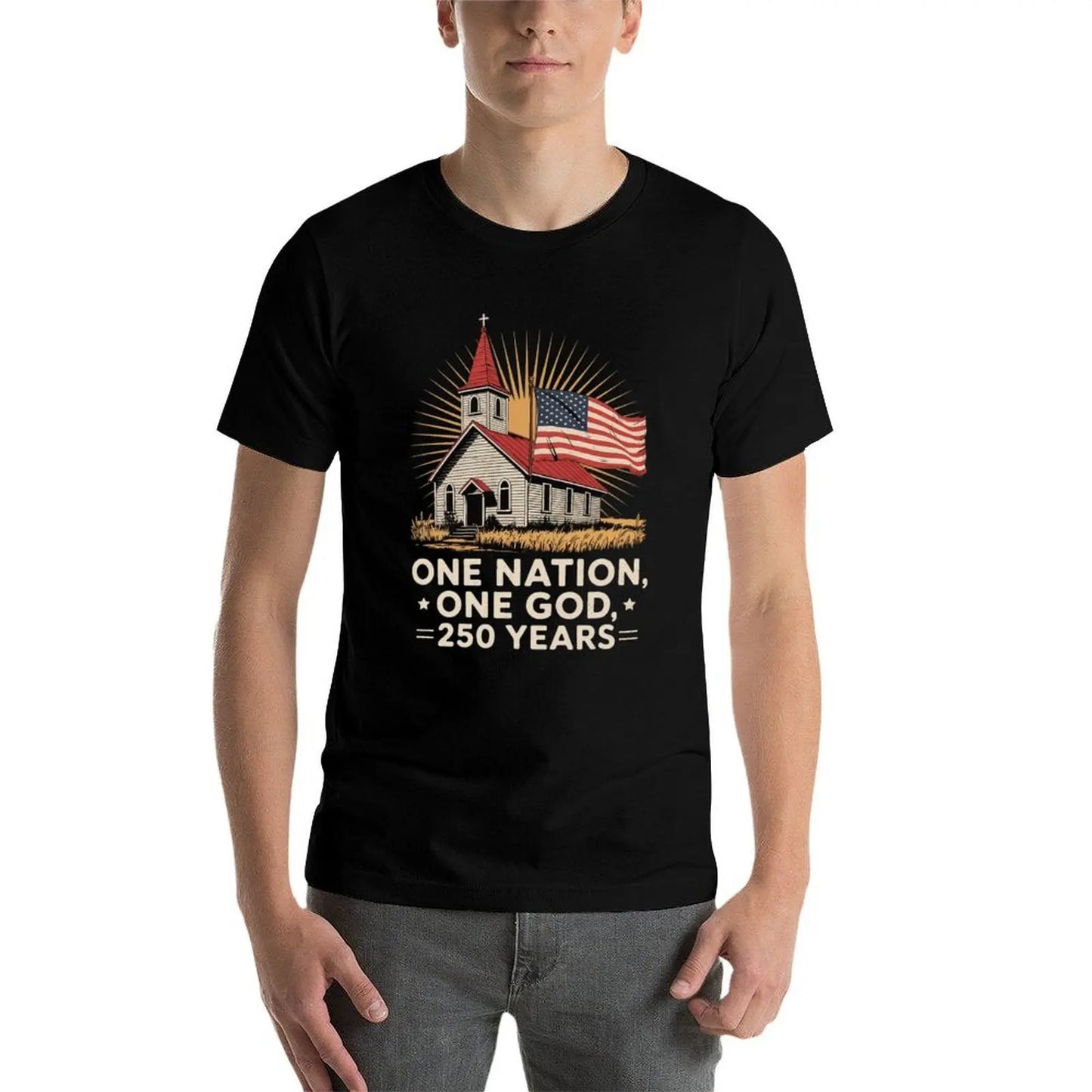 America’s 250th Anniversary T-Shirt – 1776–2026 Christian Patriotic Tee