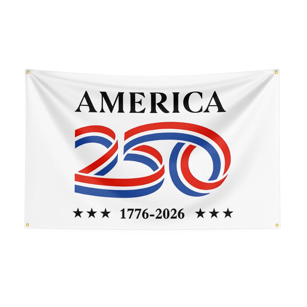 US 250th Anniversary Flag – 1776–2026 Semiquincentennial Outdoor Banner