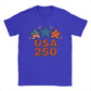 America 250 Years Anniversary T-Shirt – 1776–2026 Patriotic Cotton Tee for Men & Women