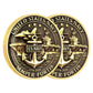 U.S. Navy 250th Anniversary Gold Commemorative Coin (1775–2025) – Semper Fortis