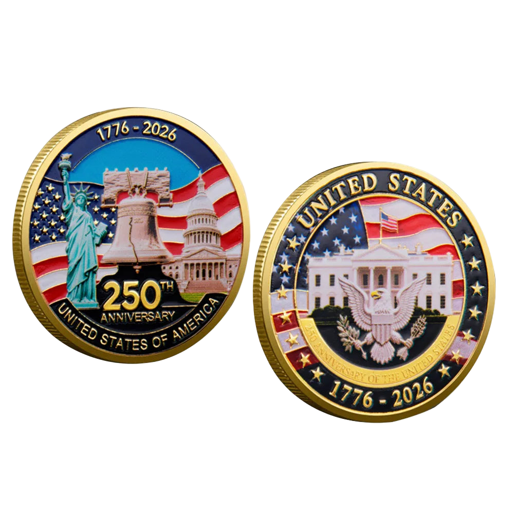 1776–2026 United States of America 250th Anniversary Official Souvenir Coin