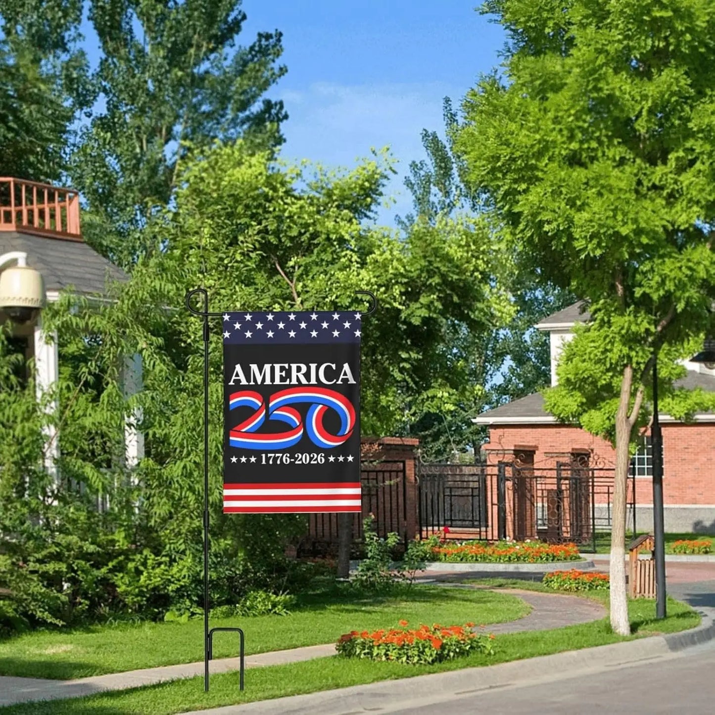 USA 250 Years Anniversary Flag – Semiquincentennial Outdoor Garden Banner