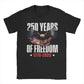 America 250 Years Anniversary T-Shirt – 1776–2026 Patriotic Cotton Tee for Men & Women