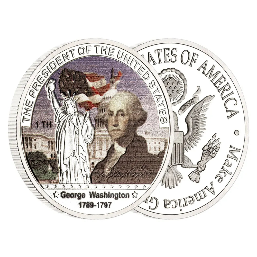 The First President of the United States – George Washington Commemorative Coin (1789–1797)