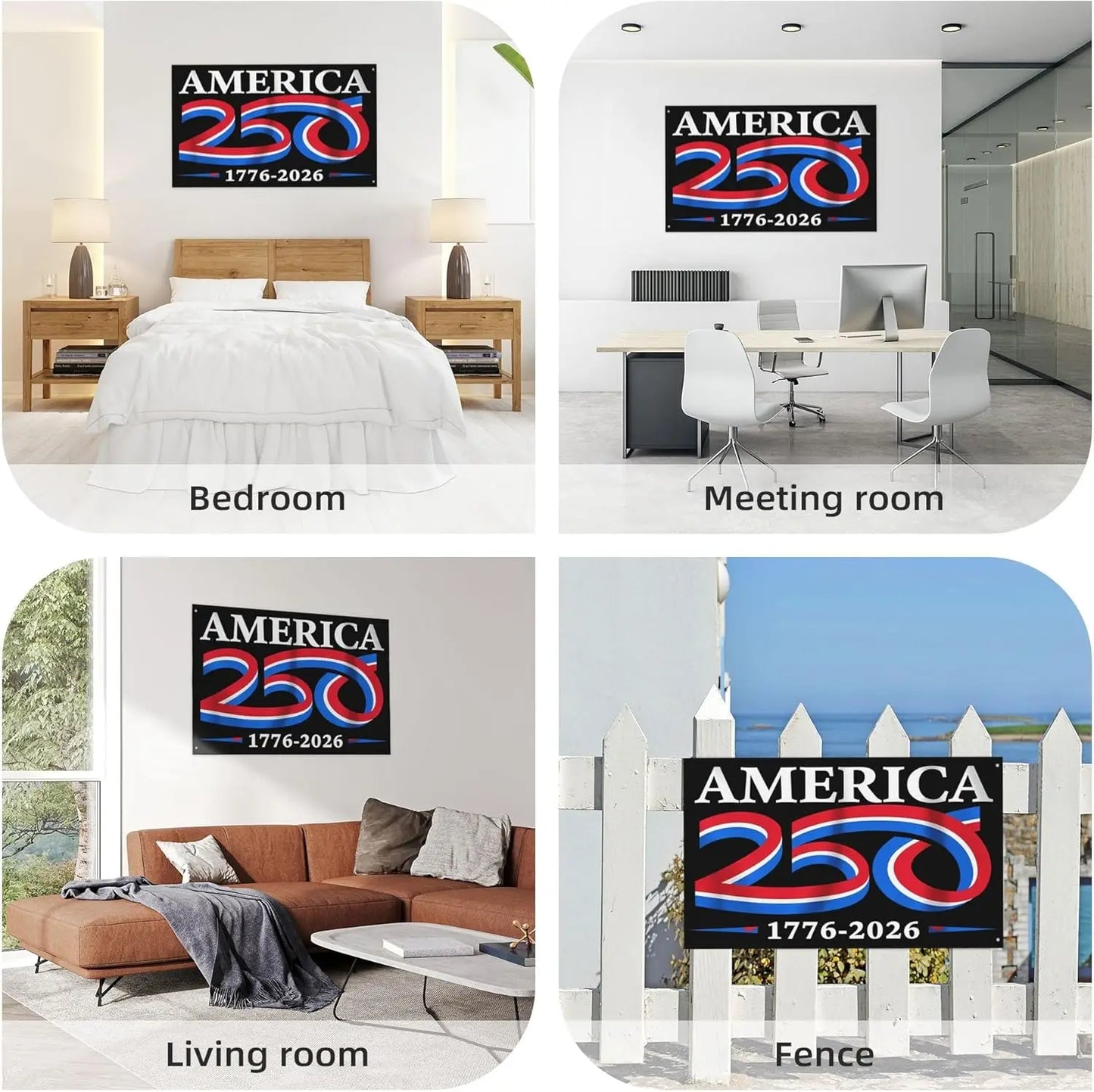 America 250th Anniversary Flag – 1776–2026 United States Commemorative Banner