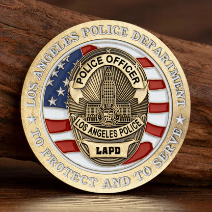 Los Angeles Police Department Saint Michael Gold Commemorative Coin