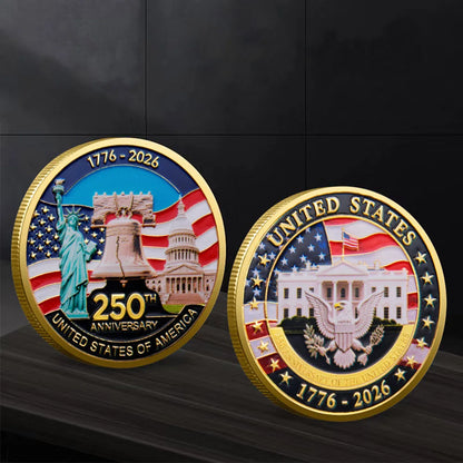 Official 1776–2026 United States 250th Anniversary Gold Commemorative Coin Collection