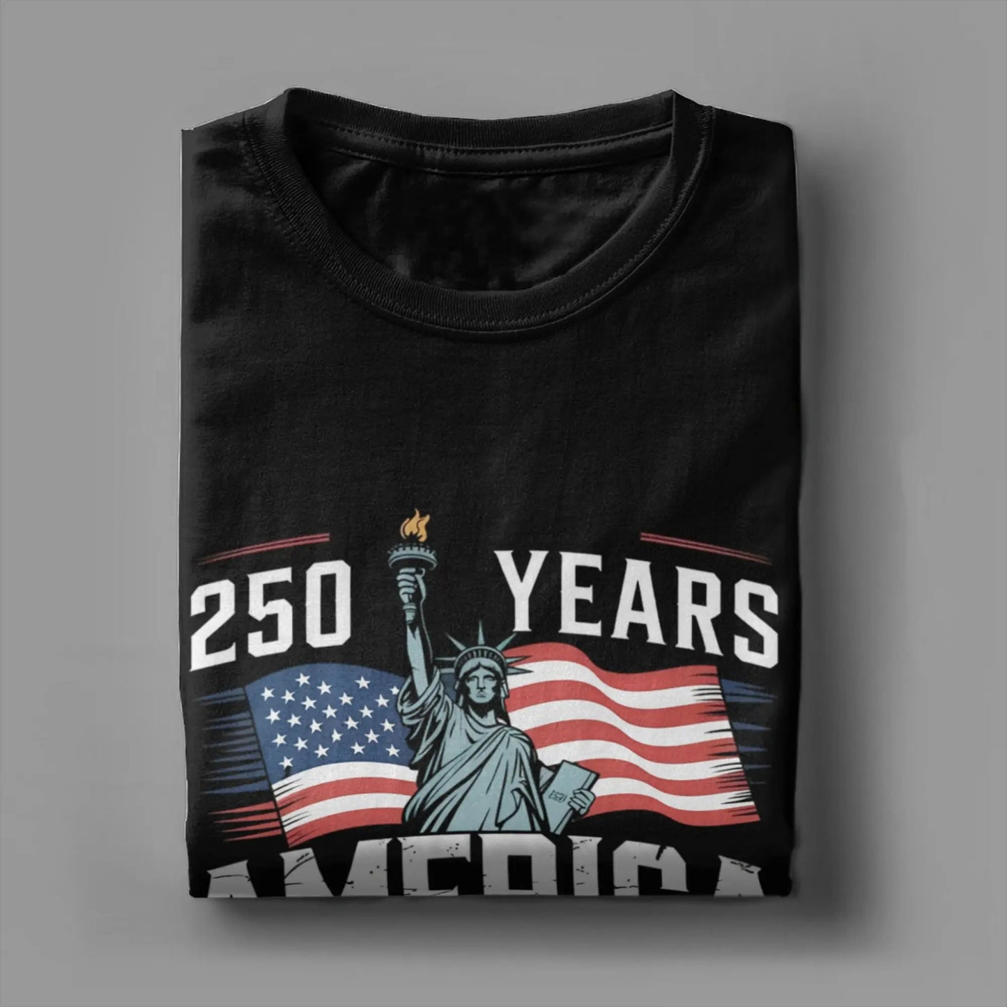 America 250 Years Anniversary T-Shirt – 1776–2026 Patriotic Cotton Tee for Men & Women