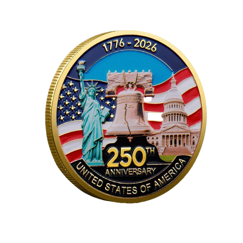 1776–2026 United States of America 250th Anniversary Official Souvenir Coin