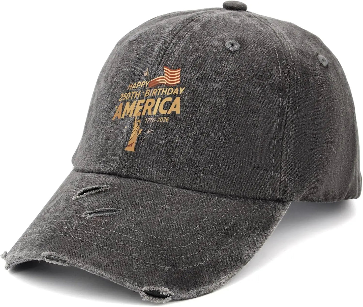 250th Birthday of America Hat – 1776–2026 Patriotic Baseball Cap